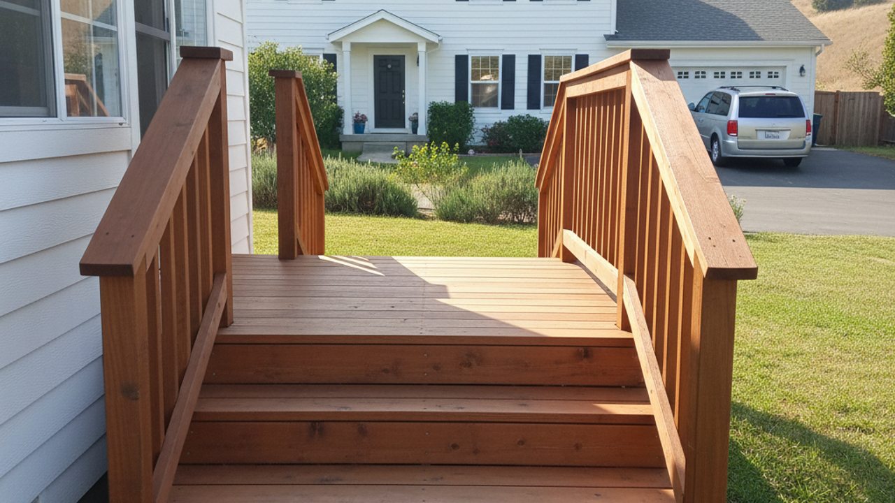 Deck Repair completed by Omega Deck Company in Lancaster, CA