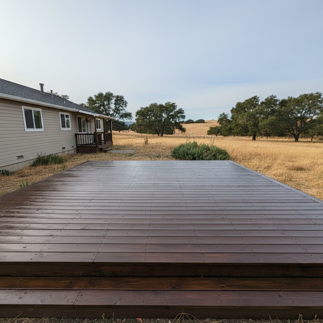 Composite Decking completed by Omega Deck Company in Lancaster, CA